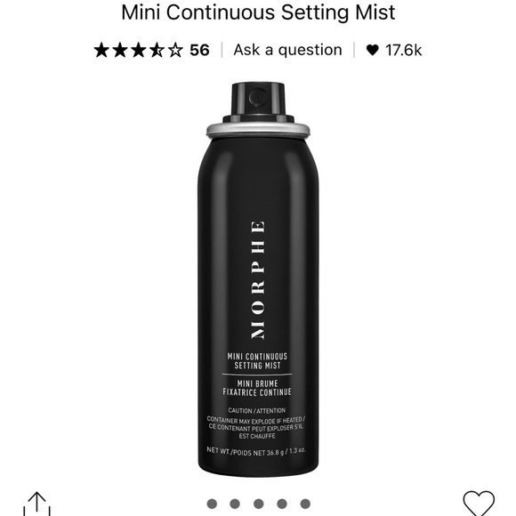 Set Morphe Mini Continuous Setting Mist & Bi Liner Dual-Ended Gel Pencil SEPHORA - Picture 11 of 11